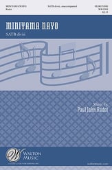 Miniyama Nayo SATB choral sheet music cover